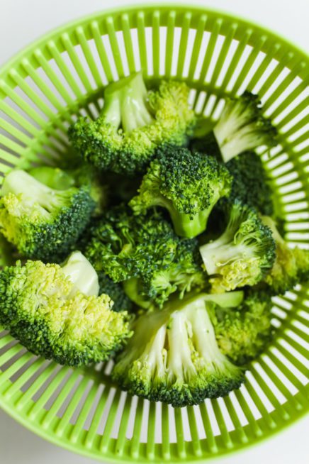 Broccoli voor broccolisoep/brocoli pour soupe aux brocolis